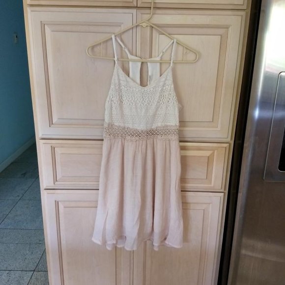 Poetry Dresses & Skirts - Poetry: Beige/Peach Dress, Size M